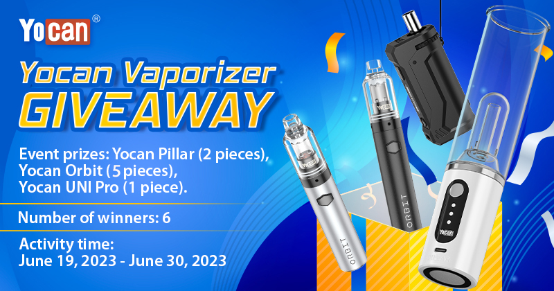 Yocan Official Vaporizer Giveaway Yocan Official Giveaway 